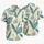 Teal Leaf Harmony for Father’s Day Getaways and Matching Dad and Son Vacation Style Hawaiian Shirt - 5