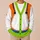 Goofy Halloween Costume Colorblock Style for Spooky Season Parties and Character Fans All-over Print Knitted Cardigan - 6