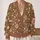Vintage Floral Rose Blossoms for Cozy Fall Layering and Everyday Women’s Wardrobe Style All-over Print Knitted Cardigan - 2