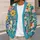 Colorful Wildflower Meadow for Spring Layering and Everyday Women’s Casual Style All-over Print Knitted Cardigan - 5