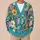 Colorful Wildflower Meadow for Spring Layering and Everyday Women’s Casual Style All-over Print Knitted Cardigan - 6