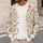 Watercolor Pink Peony Blooms for Everyday Layering and Garden Style for Women’s Wardrobe All-over Print Knitted Cardigan - 5