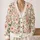 Watercolor Pink Peony Blooms for Everyday Layering and Garden Style for Women’s Wardrobe All-over Print Knitted Cardigan - 2
