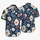 Cream Daisy Blossoms with Navy Foliage for Resort Vacations, Cruises, and Summer Getaways Hawaiian Shirt - 5