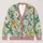 Daisy Bow Floral Ribbon Garden Style for Casual Layering and Weekend Outings All Seasons All-over Print Knitted Cardigan - 1