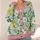 Daisy Bow Floral Ribbon Garden Style for Casual Layering and Weekend Outings All Seasons All-over Print Knitted Cardigan - 4
