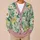 Daisy Bow Floral Ribbon Garden Style for Casual Layering and Weekend Outings All Seasons All-over Print Knitted Cardigan - 6