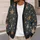 Rustic Star Motif In Charcoal And Amber For Autumn Layering And Weekend Travel Women All-over Print Knitted Cardigan - 5