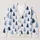 Blue Evergreen Trees and Snow Dots for Winter Gatherings and Cozy Everyday Style for Women All-over Print Knitted Cardigan - 1