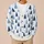 Blue Evergreen Trees and Snow Dots for Winter Gatherings and Cozy Everyday Style for Women All-over Print Knitted Cardigan - 6