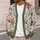 Red Berry Winter Floral Holiday Layering Style for Women, Cozy Seasonal Gathering Wear and Gifting All-over Print Knitted Cardigan - 5