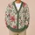 Red Berry Winter Floral Holiday Layering Style for Women, Cozy Seasonal Gathering Wear and Gifting All-over Print Knitted Cardigan - 6