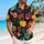 Jack-O'-Lantern Bats and Tropical Night Shapes for Halloween Festivities for Adults Hawaiian Shirt - 6
