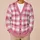 Soft Pink Windowpane Plaid Layers For Everyday Spring Style And Weekend Gifting All-over Print Knitted Cardigan - 6