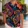 Neon Paisley Florals and Island Geometry for Resort Nights and Festival Style Wear Hawaiian Shirt - 1