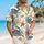 Blue Crab Seahorse Coral Beach Style for Coastal Vacations and Island Resort Getaways Hawaiian Shirt - 6