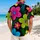 Colorful Tropical Flower Bouquet for Summer Vacations and Resort Gatherings for Men Hawaiian Shirt - 2
