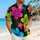 Colorful Tropical Flower Bouquet for Summer Vacations and Resort Gatherings for Men Hawaiian Shirt - 6