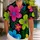 Colorful Tropical Flower Bouquet for Summer Vacations and Resort Gatherings for Men Hawaiian Shirt - 1