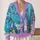 Midnight Margarita Tequila Bottles for Witchy Night-Out Styling and Cozy Gift Giving All-over Print Knitted Cardigan - 2