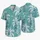 Teal Palm Frond Motifs for Relaxed Resort Weekends and Island Vacations for Stylish Men Hawaiian Shirt - 5