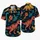 Neon Dinosaur Beach Vacation Style for Men, Retro Tropical Island Holiday Wear Hawaiian Shirt - 5