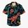 Neon Dinosaur Beach Vacation Style for Men, Retro Tropical Island Holiday Wear Hawaiian Shirt - 7