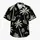 White Palm Tree Motifs for Beach Holidays and Island Getaways for Men’s Summer Travel Hawaiian Shirt - 7