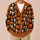 Halloween Pumpkin and Skull Faces for Spooky October Outings and Festive Seasonal Style All-over Print Knitted Cardigan - 6