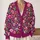 Bright Folk Floral Blooms for Colorful Everyday Layering and Women's Casual Style All-over Print Knitted Cardigan - 2