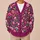 Bright Folk Floral Blooms for Colorful Everyday Layering and Women's Casual Style All-over Print Knitted Cardigan - 6