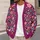 Bright Folk Floral Blooms for Colorful Everyday Layering and Women's Casual Style All-over Print Knitted Cardigan - 5