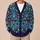Vibrant Floral Folk Motifs for Spring Layering and Casual Family Gatherings Outdoors All-over Print Knitted Cardigan - 6