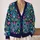 Vibrant Floral Folk Motifs for Spring Layering and Casual Family Gatherings Outdoors All-over Print Knitted Cardigan - 2