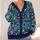 Vibrant Floral Folk Motifs for Spring Layering and Casual Family Gatherings Outdoors All-over Print Knitted Cardigan - 4