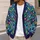 Vibrant Floral Folk Motifs for Spring Layering and Casual Family Gatherings Outdoors All-over Print Knitted Cardigan - 5