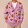 Pink Halloween Bats Pumpkins And Bows For Festive Autumn Gatherings And Parties Women All-over Print Knitted Cardigan - 6