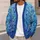 Blue Wildflower Meadow Blooms for Vacation Dates and Relaxed Autumn Layering Style All-over Print Knitted Cardigan - 5