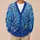 Blue Wildflower Meadow Blooms for Vacation Dates and Relaxed Autumn Layering Style All-over Print Knitted Cardigan - 6