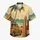 Vintage Surf Van Beach Scene for Summer Getaways and Coastal Road Trips Outdoors Hawaiian Shirt - 7