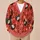 Whimsical Rooster And Hen Garden Scene For Farmhouse Weekends And Casual Layering All-over Print Knitted Cardigan - 6