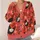 Whimsical Rooster And Hen Garden Scene For Farmhouse Weekends And Casual Layering All-over Print Knitted Cardigan - 4