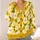 White Daisy Floral Yellow Spring Layering For Vacation Days And Casual Date Outfits All-over Print Knitted Cardigan - 4