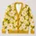 White Daisy Floral Yellow Spring Layering For Vacation Days And Casual Date Outfits All-over Print Knitted Cardigan - 1