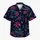 Neon Crocodile Palm Grove Motif for Tropical Vacation Nights, Men and Women Hawaiian Shirt - 7