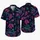 Neon Crocodile Palm Grove Motif for Tropical Vacation Nights, Men and Women Hawaiian Shirt - 5
