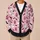 Pink Halloween Ghost Pumpkin Bats Eyeball Holiday Style for Autumn Gatherings Women All-over Print Knitted Cardigan - 6