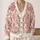 Dusty Rose Damask Florals for Soft Spring Layers, Romantic Everyday Styling, and Gifting All-over Print Knitted Cardigan - 2