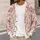 Dusty Rose Damask Florals for Soft Spring Layers, Romantic Everyday Styling, and Gifting All-over Print Knitted Cardigan - 5