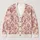 Dusty Rose Damask Florals for Soft Spring Layers, Romantic Everyday Styling, and Gifting All-over Print Knitted Cardigan - 1